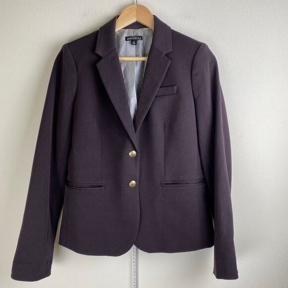 J. Crew Schoolboy Blazer Size 6 Dark Slate Gray Stretch Jacket - Picture 7 of 15